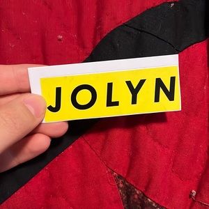 Jolyn Yellow Logo Sticker